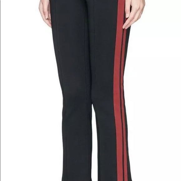 Helmut Lang Technical Track Black Pants Trousers Side Red Stripe Large $445 EUC - Picture 15 of 15